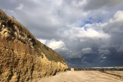 falaise du cap romain saint aubin sur mer credit mathilde lelandais