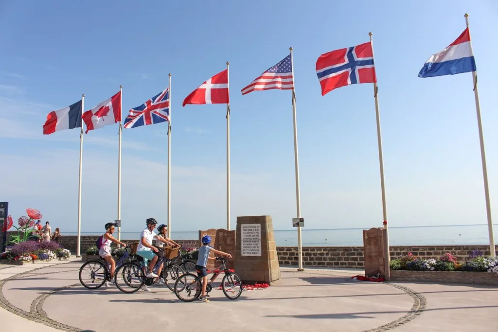 reportage famille avec enfants velo saint aubin dday marie petit calvados attractivite