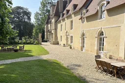 maison normandie arbres nature